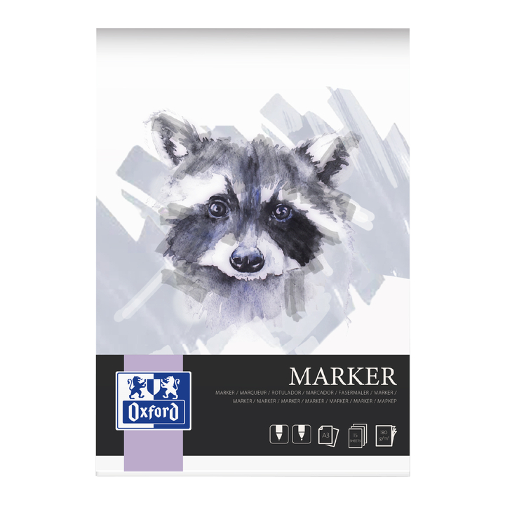 Tekenblok oxford marker a3 15vel 180gr(400166105) - 0