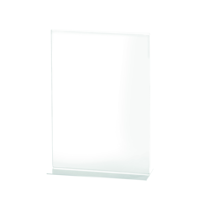 Quantore, kaarthouder A4, T-staand, transparant, 47801 - 2