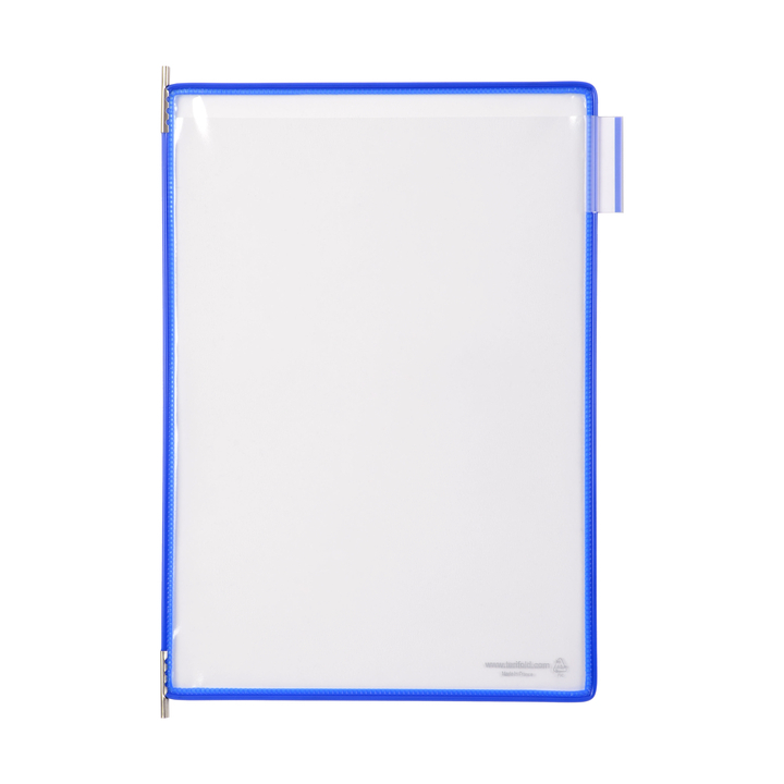 Zichtpaneel tarifold a4 verticaal blauw 10st(114001) - 0