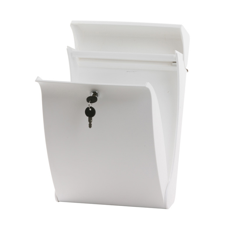 Wandbrievenbus Swing, 129x271x419 mm, wit, VB 444905 - 1