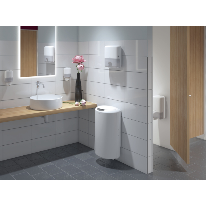 Tork Twin | Mid-Size Toiletpapier Dispenser | T6 | Wit | 557500 - 2