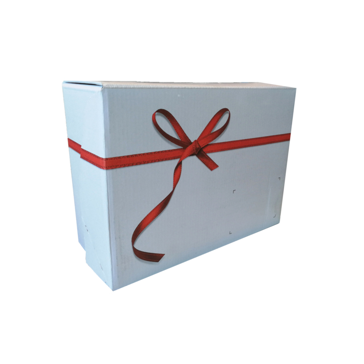 Gift box small  Colompac golfkarton 241x166x94mm Uni blauw - 0