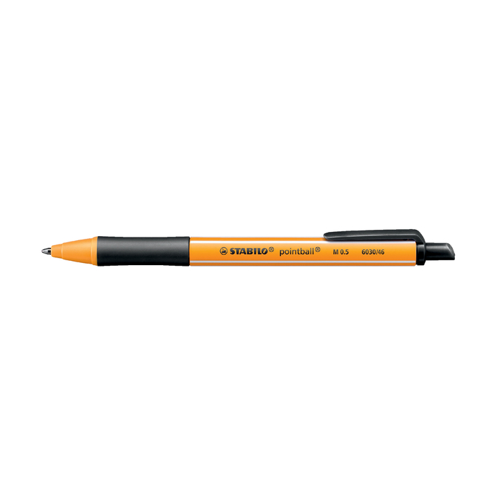 Balpen stabilo pointball zwart(6030/46) - 0