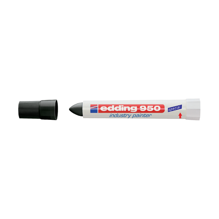 Viltstift edding 950 pasta rond 10mm zwart(6001) - 0