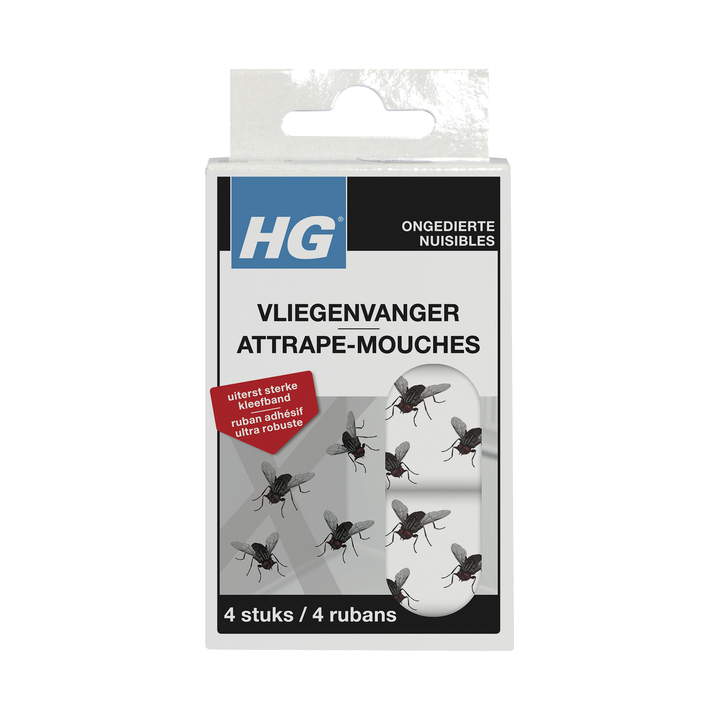 Vliegenvanger hg hgx kleefstrips 4 stuks(587000100) - 0