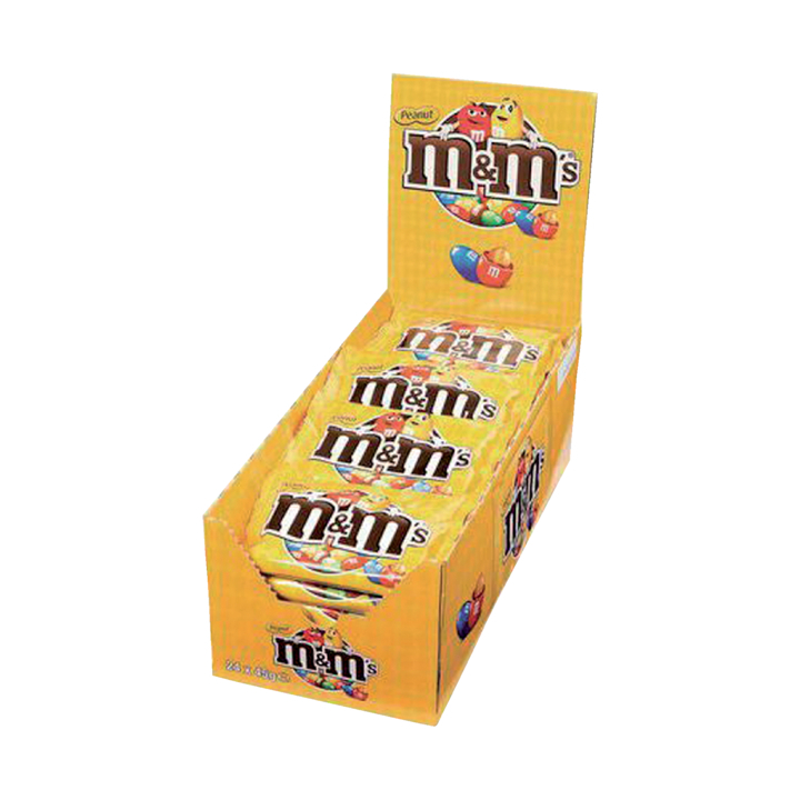 M&M's, pinda, 45 gram, 34003 (doos á 24 stuks) - 0
