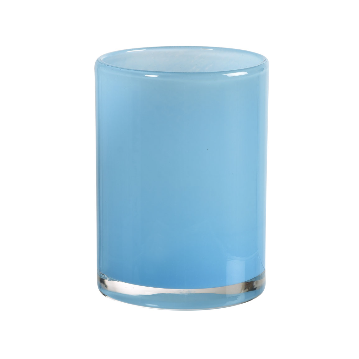 Duni | LED-lamphouder | 115x85mm | Kandelaar Silky Blue | 206451 (4 stuks) - 0
