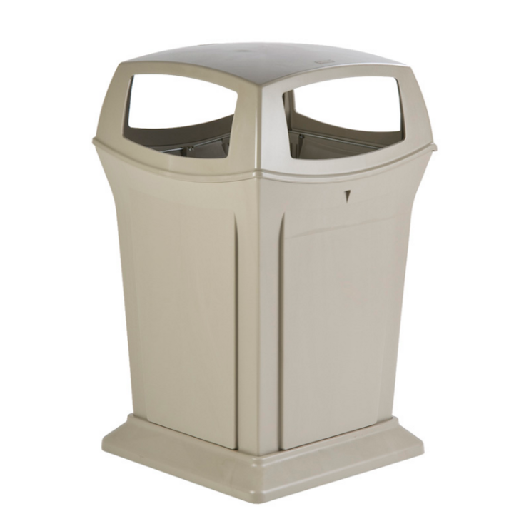 Rubbermaid, container 4 openingen, beige, VB 009173 - 0