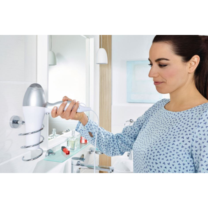 Tesa Smooz | Haardrogerhouder | Chroom | 40325 - 2