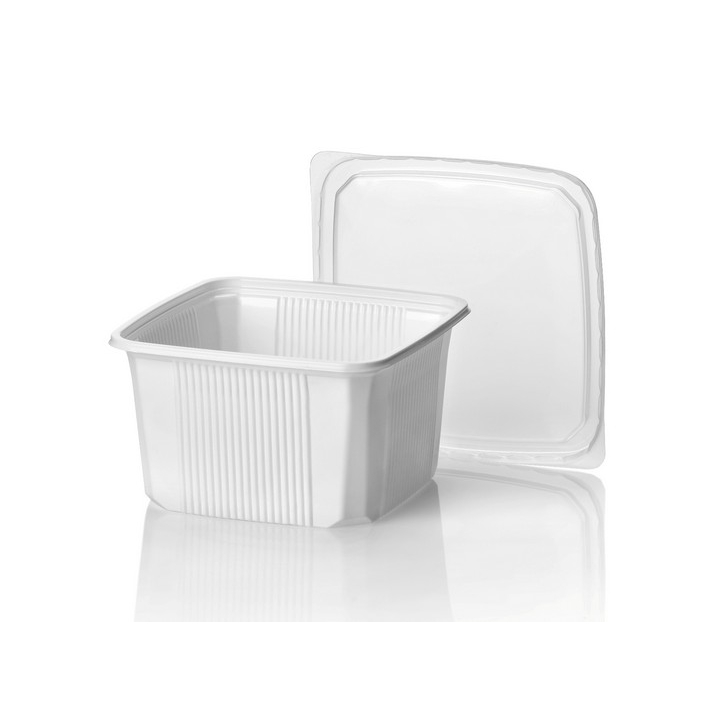 Witte Bakken Q 114x114x58mm 500Cc excl deksel Ds/500 - 0