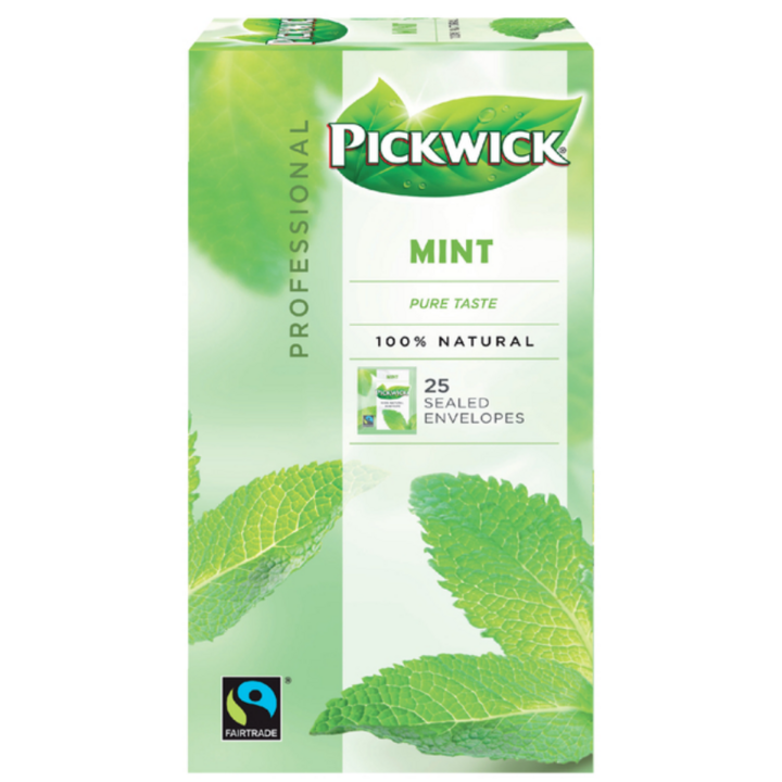 Pickwick Professional, thee, 1.5 gram, munt, 4016839 (25 stuks) - 1