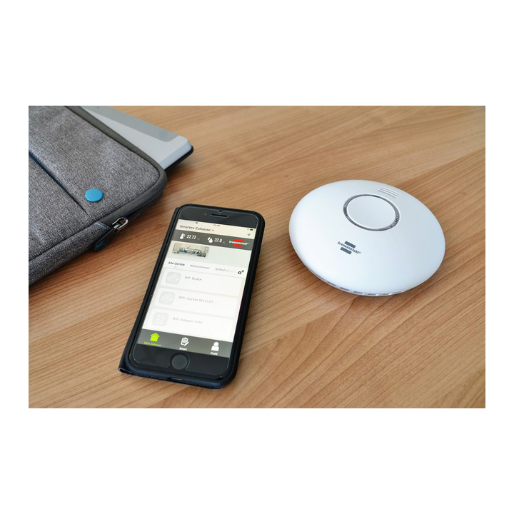 Brennenstuhl Connect Wifi, rook- en hittemelder, WRHM01, 1290090 (1 stuk) - 3