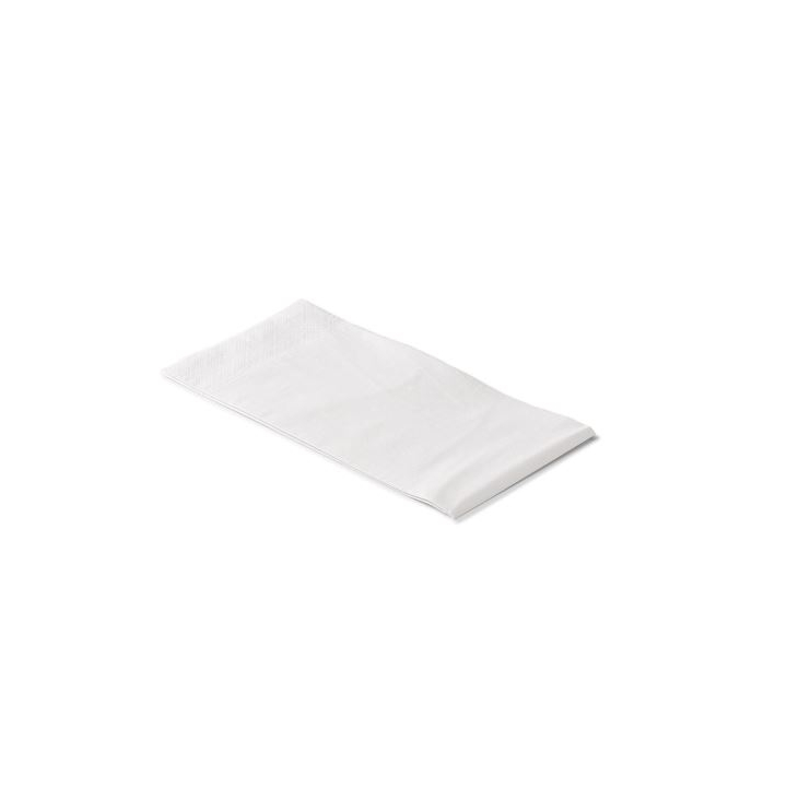 Servet, 40x40cm, 1/8 vouw, wit, airlaid (1800 stuks) | OP=OP AANBIEDING - 0