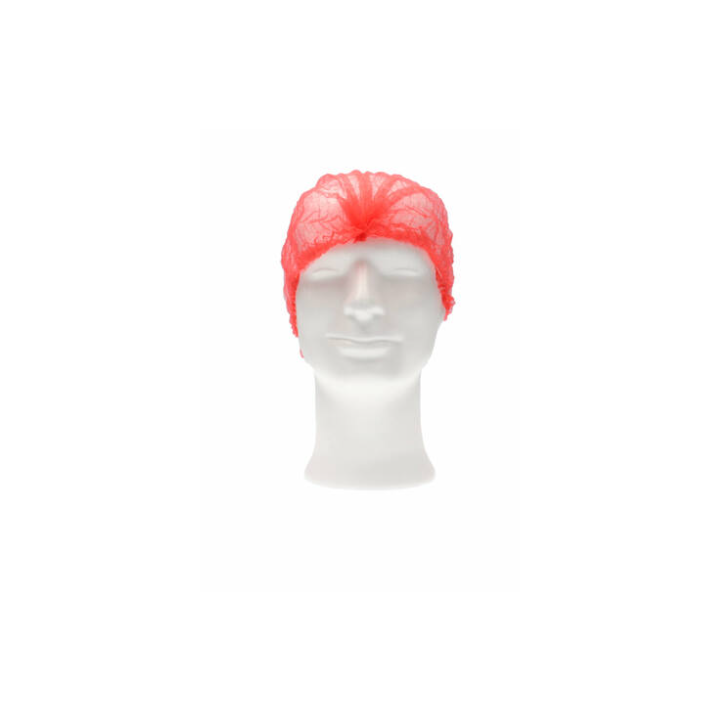 Haarnetje | Non Woven PP | 53cm | Clip Cap | Rood (1.000 stuks) - 1