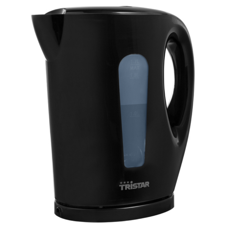 Tristar, waterkoker, 1.7 liter, 2200W, zwart, WK-3384 (1 stuk) - 1
