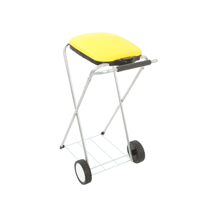 Move & Up, afvalzakhouder, 120 liter, geel, VB 717293 - 0