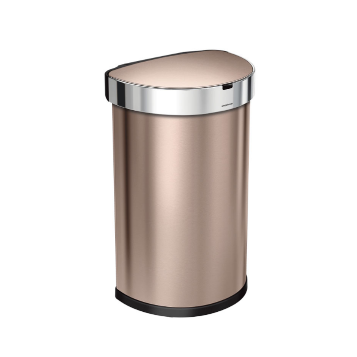 Simplehuman, afvalbak met sensor, 45 liter, rose goud, VB 018645 - 0