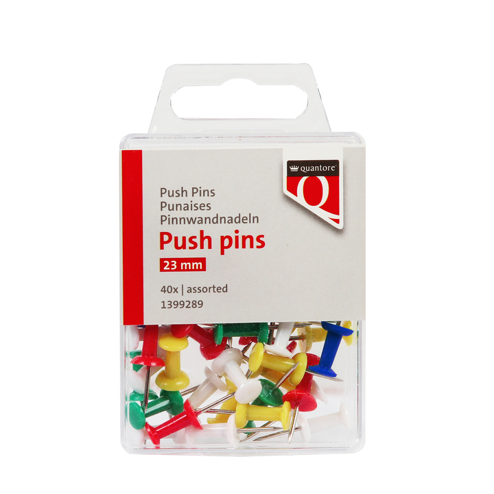 Push pins quantore assorti 40 stuks(1399289) - 0