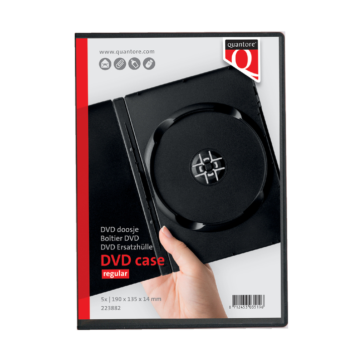 Dvd doos quantore 14mm leeg - 0