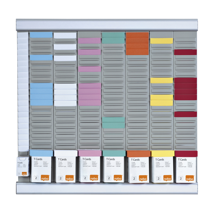 Planbord nobo week/uur 8 panelen met 24 sleuven - 0