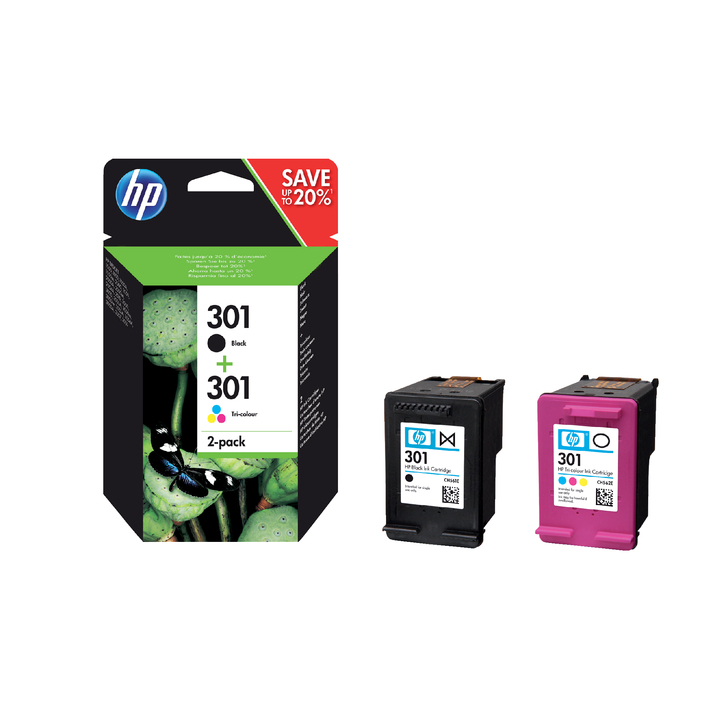 Inkcartridge hp 301 n9j72ae zwart kleur(n9j72ae) - 0