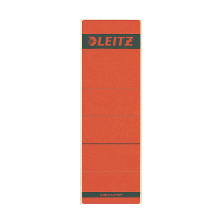 Rugetiket leitz 1642 58x190mm rood - 0