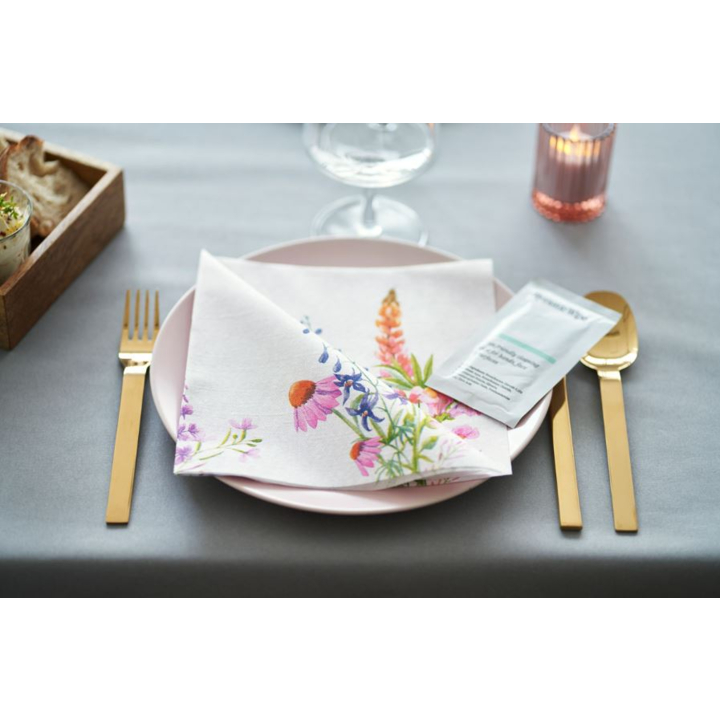 Duni Dunisoft®, servet, 40x40 cm, Floret, 195834 (360 stuks) - 2