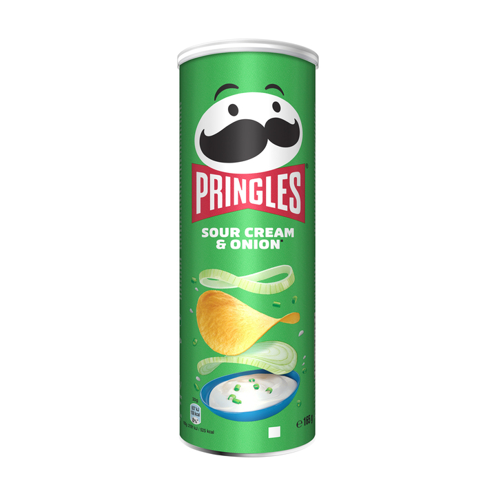Chips pringles sour cream onion 165gr(8pr021) - 0