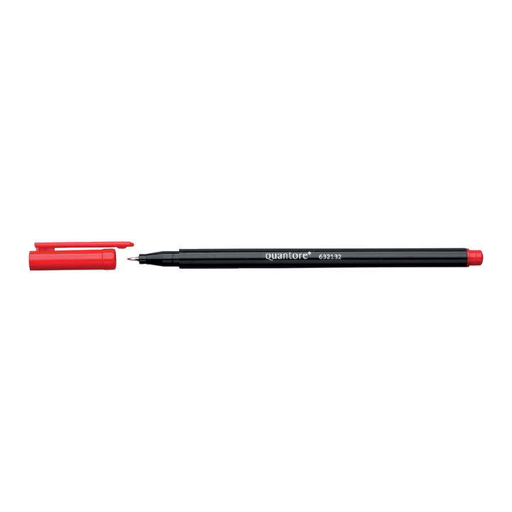 Quantore, fineliner, 0.4mm, rood, MDM120 RED - 0
