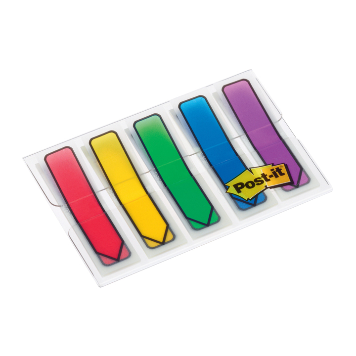 Indextabs 3m post-it 684 12x43mm pijlvorm assorti(684arr1) - 0