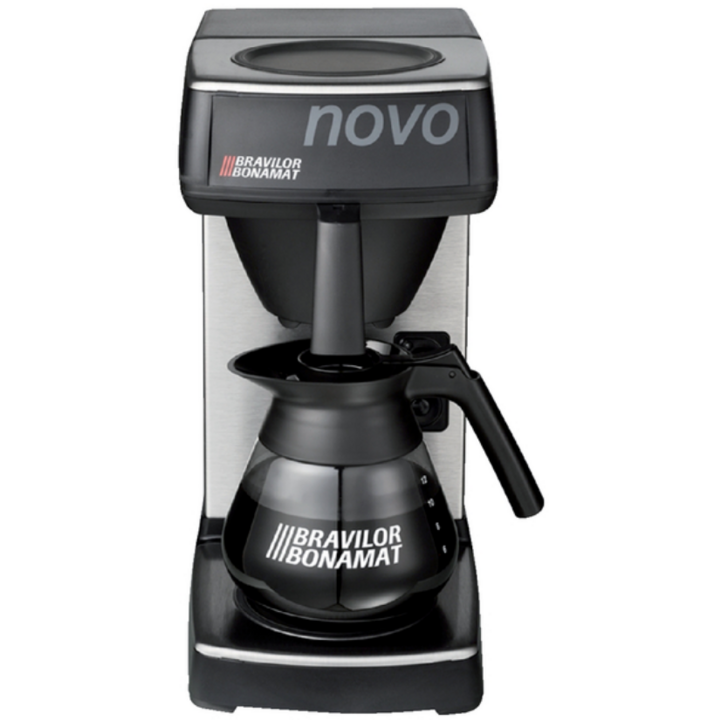 Bravilor Novo, koffiezetapparaat inclusief glazen kan, 8.010.080.31002 (1 stuk) - 1